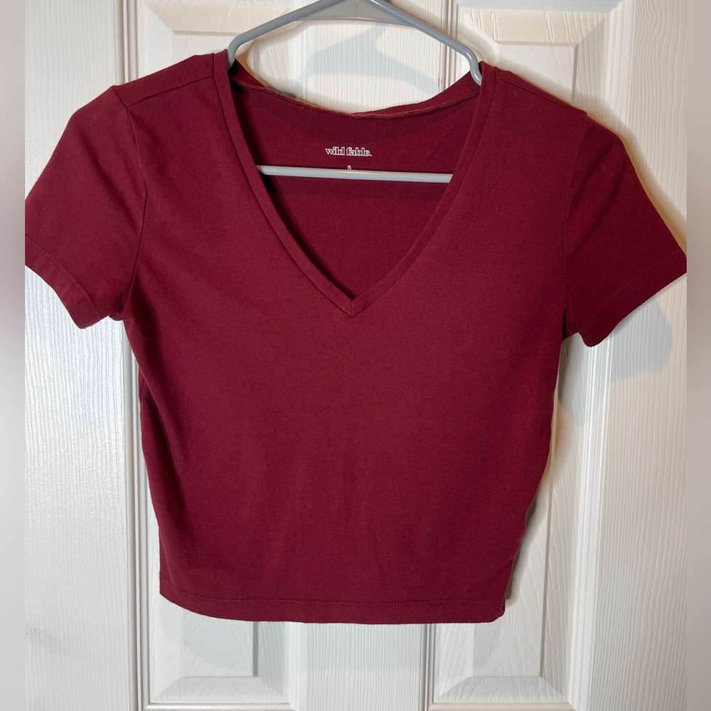 💥Final Markdown💥 Wild Fable Crop Fitted Tee